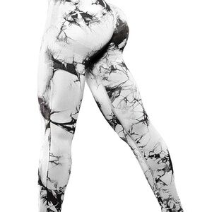 Black and White Artistic Leggings